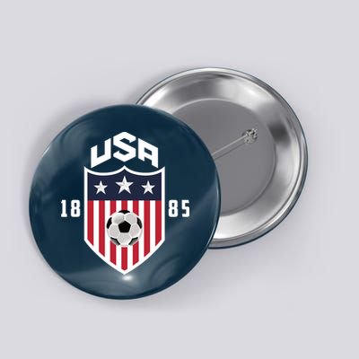 USA Soccer Team 1885 American US Soccer Team Fan Button