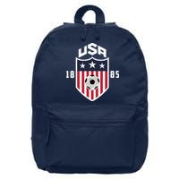 USA Soccer Team 1885 American US Soccer Team Fan 16 in Basic Backpack