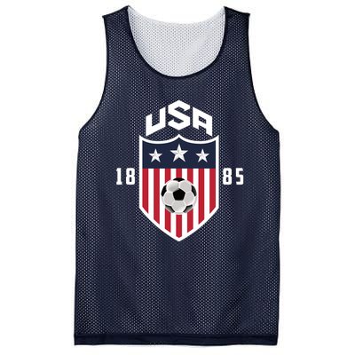 USA Soccer Team 1885 American US Soccer Team Fan Mesh Reversible Basketball Jersey Tank