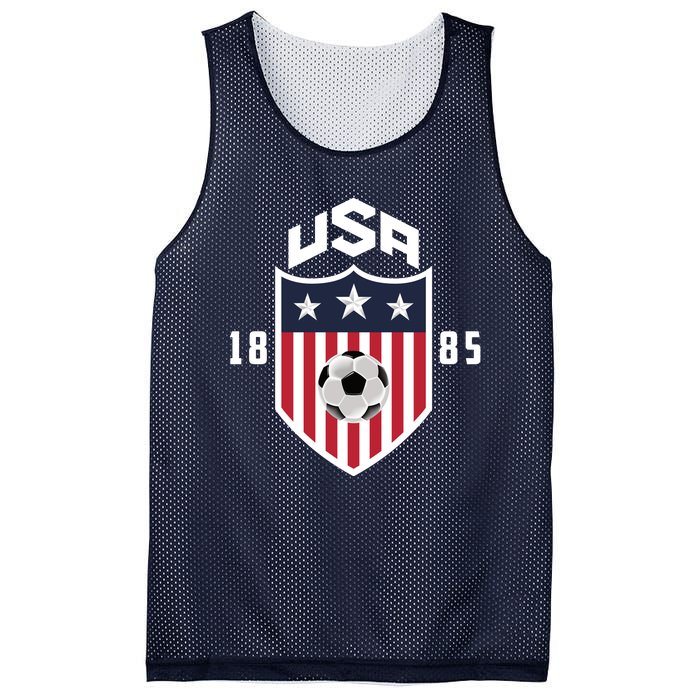 USA Soccer Team 1885 American US Soccer Team Fan Mesh Reversible Basketball Jersey Tank