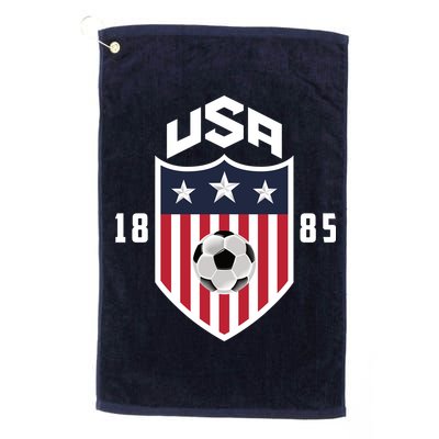 USA Soccer Team 1885 American US Soccer Team Fan Golf Towel