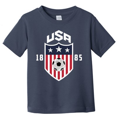 USA Soccer Team 1885 American US Soccer Team Fan Toddler T-Shirt