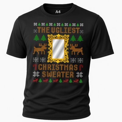 The Ugliest Ugly Christmas Sweater With Mirror Funny Xmas Performance Shirt