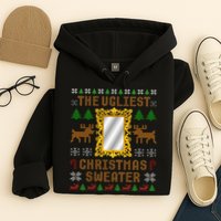 The Ugliest Ugly Christmas Sweater With Mirror Funny Xmas Hoodie