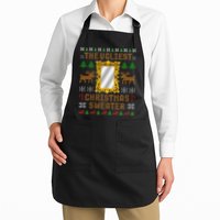 The Ugliest Ugly Christmas Sweater With Mirror Funny Xmas Apron