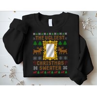 The Ugliest Ugly Christmas Sweater With Mirror Funny Xmas Sweatshirt