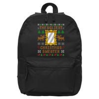 The Ugliest Ugly Christmas Sweater With Mirror Funny Xmas 16 in Basic Backpack