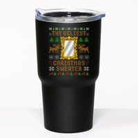 The Ugliest Ugly Christmas Sweater With Mirror Funny Xmas Tumbler