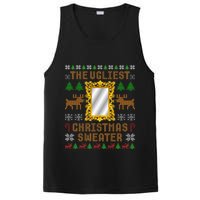 The Ugliest Ugly Christmas Sweater With Mirror Funny Xmas PosiCharge Competitor Tank
