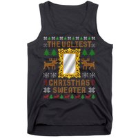 The Ugliest Ugly Christmas Sweater With Mirror Funny Xmas Tank Top