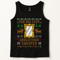 The Ugliest Ugly Christmas Sweater With Mirror Funny Xmas Tank Top