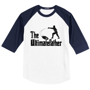 The Ultimatefather Ultimate Frisbee Gift Baseball Sleeve Shirt