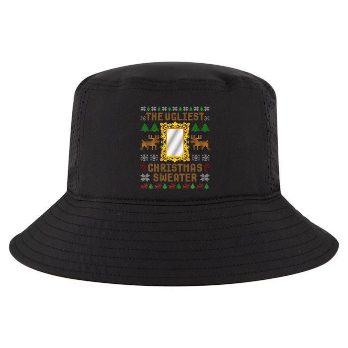 The Ugliest Ugly Christmas Sweater With Mirror Funny Xmas Cool Comfort Performance Bucket Hat