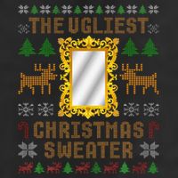 The Ugliest Ugly Christmas Sweater With Mirror Funny Xmas Cool Comfort Performance Bucket Hat