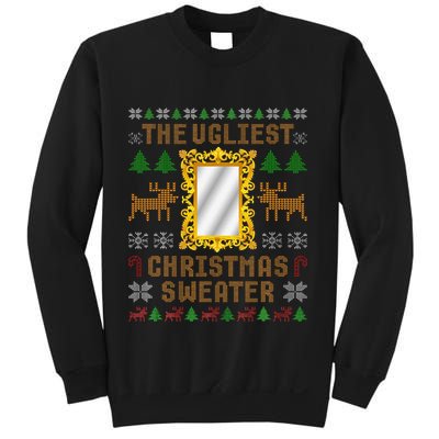 The Ugliest Ugly Christmas Sweater With Mirror Funny Xmas Sweatshirt