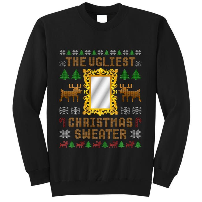 The Ugliest Ugly Christmas Sweater With Mirror Funny Xmas Sweatshirt
