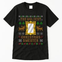 The Ugliest Ugly Christmas Sweater With Mirror Funny Xmas Tall T-Shirt