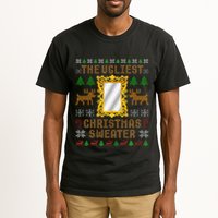 The Ugliest Ugly Christmas Sweater With Mirror Funny Xmas Tall T-Shirt