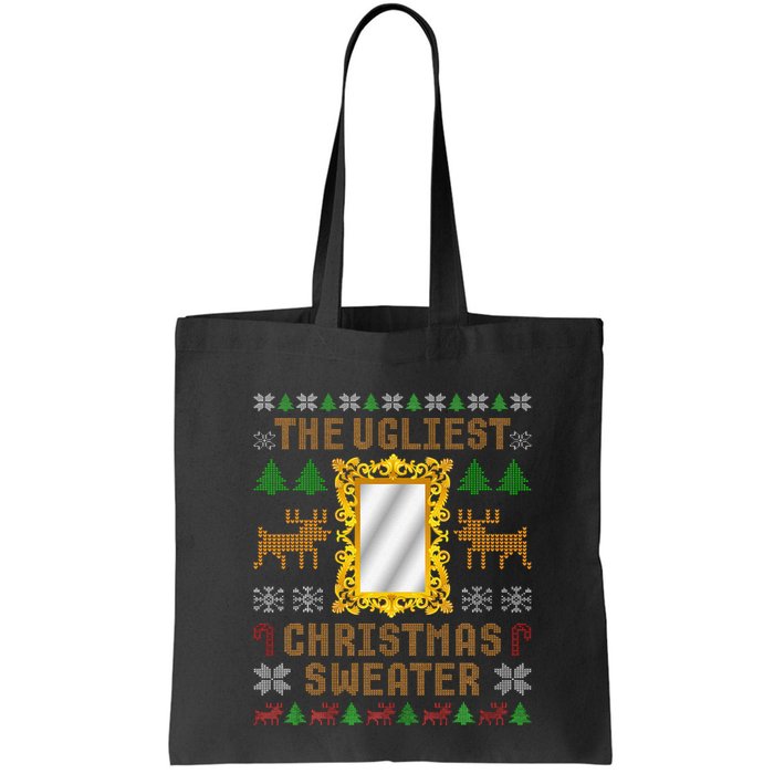 The Ugliest Ugly Christmas Sweater With Mirror Funny Xmas Bag