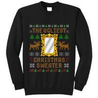 The Ugliest Ugly Christmas Sweater With Mirror Funny Xmas Tall Sweatshirt