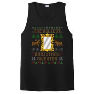 The Ugliest Ugly Christmas Sweater With Mirror Funny Xmas PosiCharge Competitor Tank