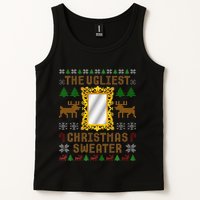 The Ugliest Ugly Christmas Sweater With Mirror Funny Xmas Tank Top
