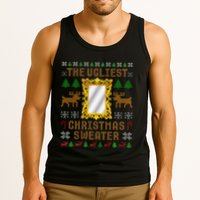 The Ugliest Ugly Christmas Sweater With Mirror Funny Xmas Tank Top