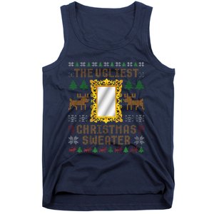 The Ugliest Ugly Christmas Sweater With Mirror Funny Xmas Tank Top