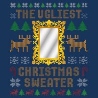 The Ugliest Ugly Christmas Sweater With Mirror Funny Xmas Infant Baby Jersey Bodysuit