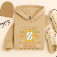 The Ugliest Ugly Christmas Sweater With Mirror Funny Xmas Hoodie