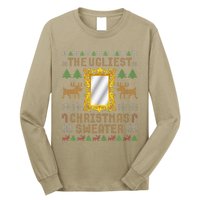 The Ugliest Ugly Christmas Sweater With Mirror Funny Xmas Long Sleeve Shirt