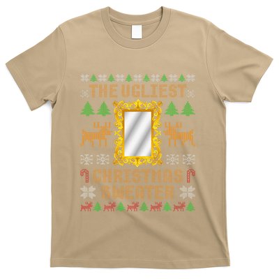 The Ugliest Ugly Christmas Sweater With Mirror Funny Xmas T-Shirt