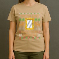 The Ugliest Ugly Christmas Sweater With Mirror Funny Xmas T-Shirt
