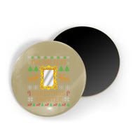 The Ugliest Ugly Christmas Sweater With Mirror Funny Xmas Magnet