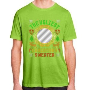 The Ugliest Ugly Christmas Sweater With Mirror Funny Xmas Adult ChromaSoft Performance T-Shirt