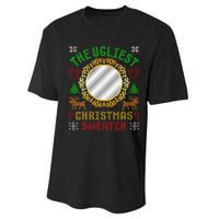 The Ugliest Ugly Christmas Sweater With Mirror Funny Xmas Performance Sprint T-Shirt