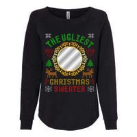 The Ugliest Ugly Christmas Sweater With Mirror Funny Xmas Womens California Wash Sweatshirt