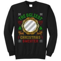 The Ugliest Ugly Christmas Sweater With Mirror Funny Xmas Tall Sweatshirt