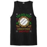 The Ugliest Ugly Christmas Sweater With Mirror Funny Xmas PosiCharge Competitor Tank