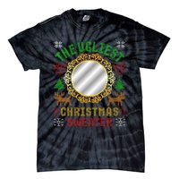 The Ugliest Ugly Christmas Sweater With Mirror Funny Xmas Tie-Dye T-Shirt