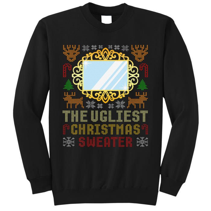 The Ugliest Ugly Christmas Sweater With Mirror Funny Xmas Sweatshirt