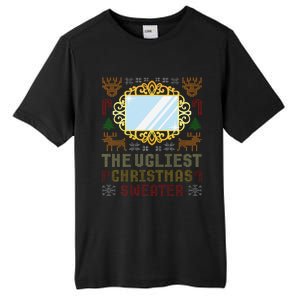 The Ugliest Ugly Christmas Sweater With Mirror Funny Xmas Tall Fusion ChromaSoft Performance T-Shirt