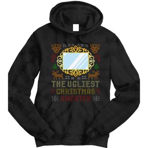 The Ugliest Ugly Christmas Sweater With Mirror Funny Xmas Tie Dye Hoodie