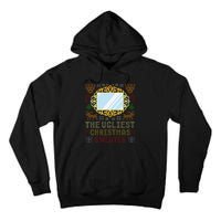 The Ugliest Ugly Christmas Sweater With Mirror Funny Xmas Tall Hoodie