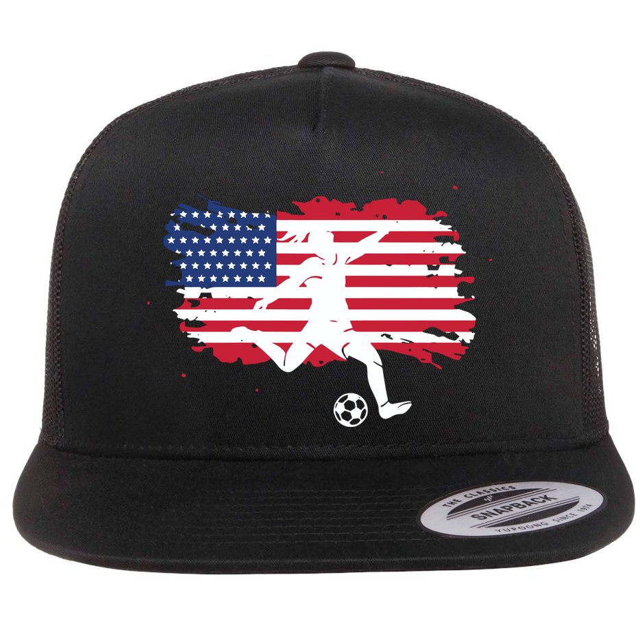 Team US United States Women’s National Scooer Team Flat Bill Trucker Hat