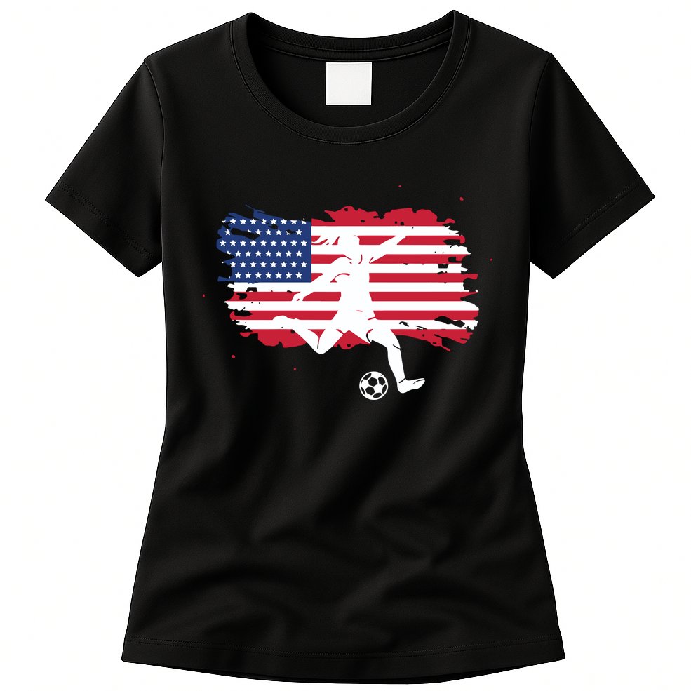 Team US United States Women’s National Scooer Team Womens T-Shirt