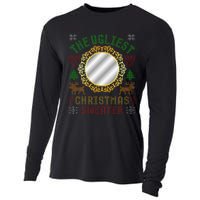 The Ugliest Ugly Christmas Sweater With Mirror Funny Xmas Cooling Performance Long Sleeve Crew