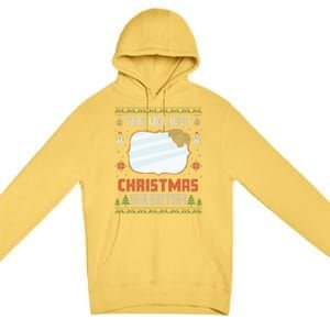 The Ugliest Ugly Christmas Sweater With Mirror Funny Xmas Premium Pullover Hoodie