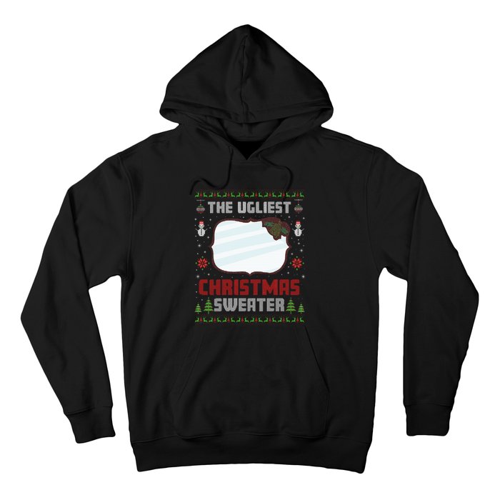 The Ugliest Ugly Christmas Sweater With Mirror Funny Xmas Hoodie