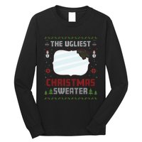 The Ugliest Ugly Christmas Sweater With Mirror Funny Xmas Long Sleeve Shirt